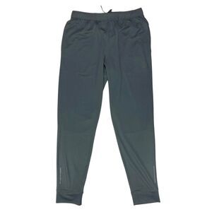 Asics Jogger Pants Mens M Gray Loungewear Comfortable Workwear Sweat Pants New